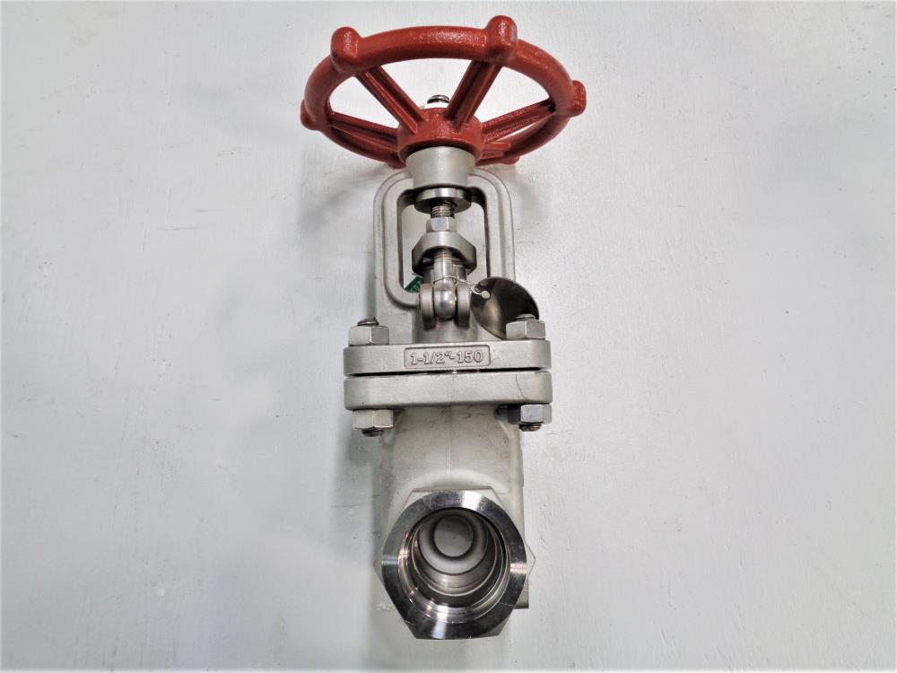 Ladish 1-1/2" Socketweld 150# CF3M Gate Valve 8274-1061-BG03-A15C